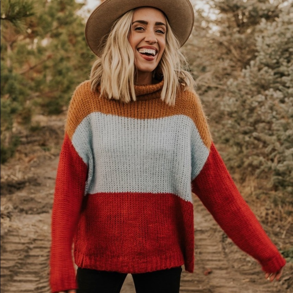 NEW Roolee Striped Sweater